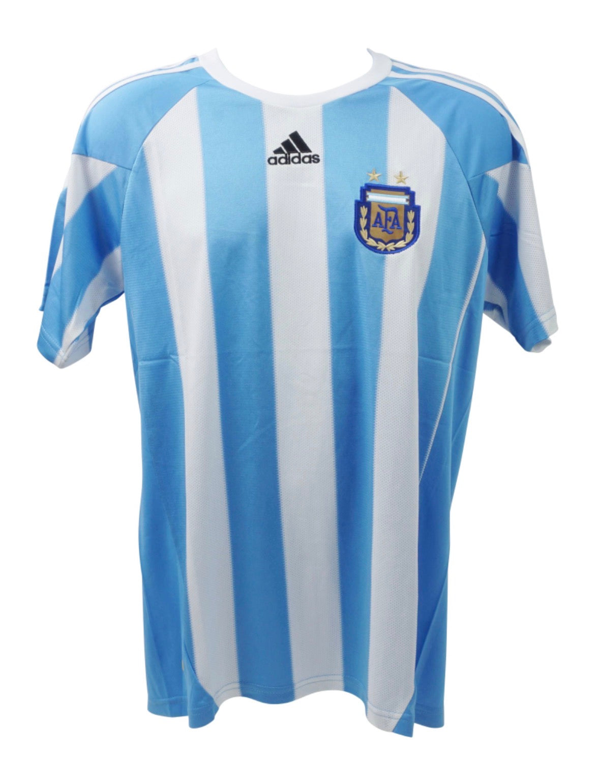 Javier Zanetti Signiertes Argentinien Trikot – Original Adidas Authentic Heimtrikot Nr. 8 mit Beckett COA