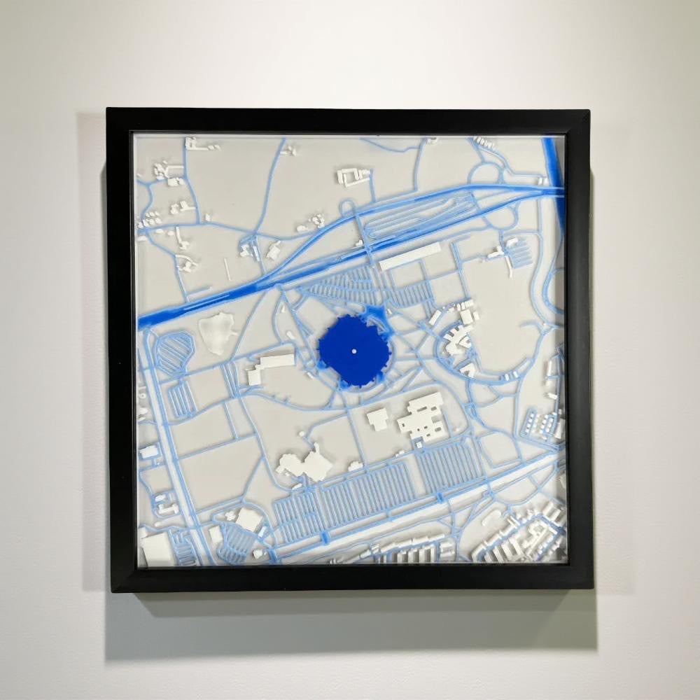 Schalke 04 3D Wandbild Arena