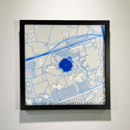 Schalke 04 3D Wandbild Arena