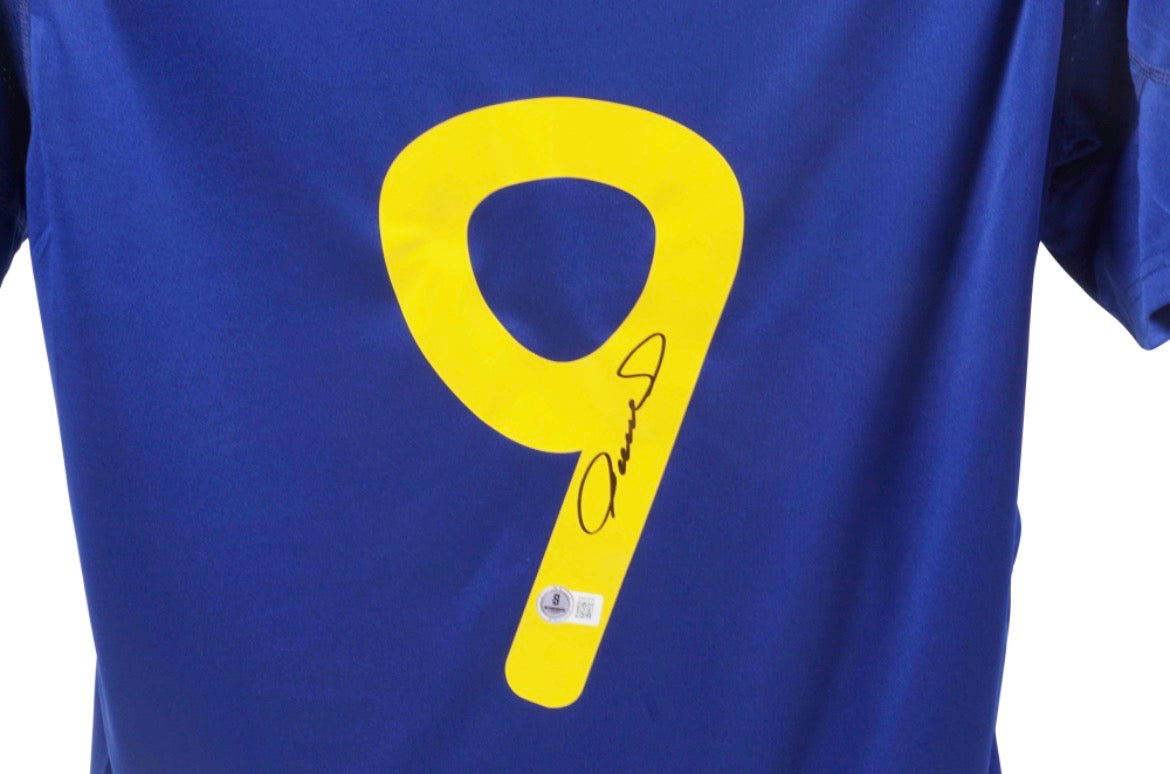 Fernando Torres Signiertes Spanien Trikot - Original Autogramm mit Beckett COA | Größe L