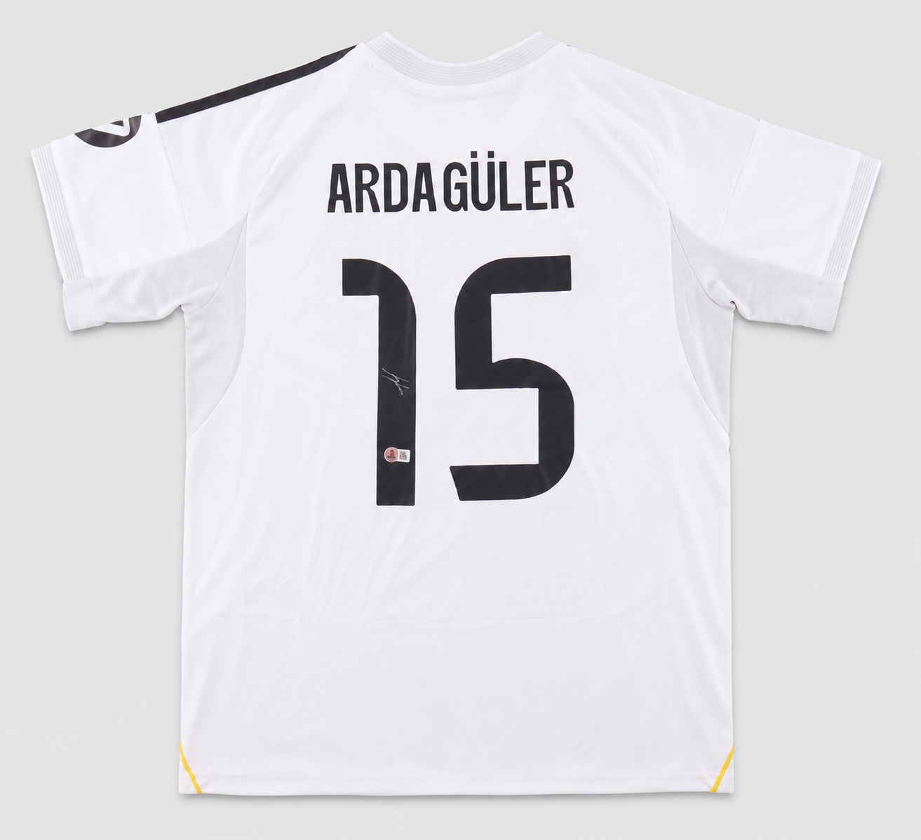 Arda Güler Signiertes Real Madrid Trikot 2025/26 – Original Adidas Authentic Heimtrikot Nr. 15 mit Beckett COA - Cardframes.de