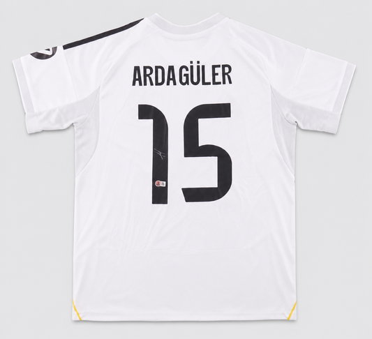 Arda Güler Signiertes Real Madrid Trikot 2025/26 – Original Adidas Authentic Heimtrikot Nr. 15 mit Beckett COA - Cardframes.de
