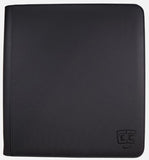 TCG Guru 12 Pocket Toploader Leather Binder Black