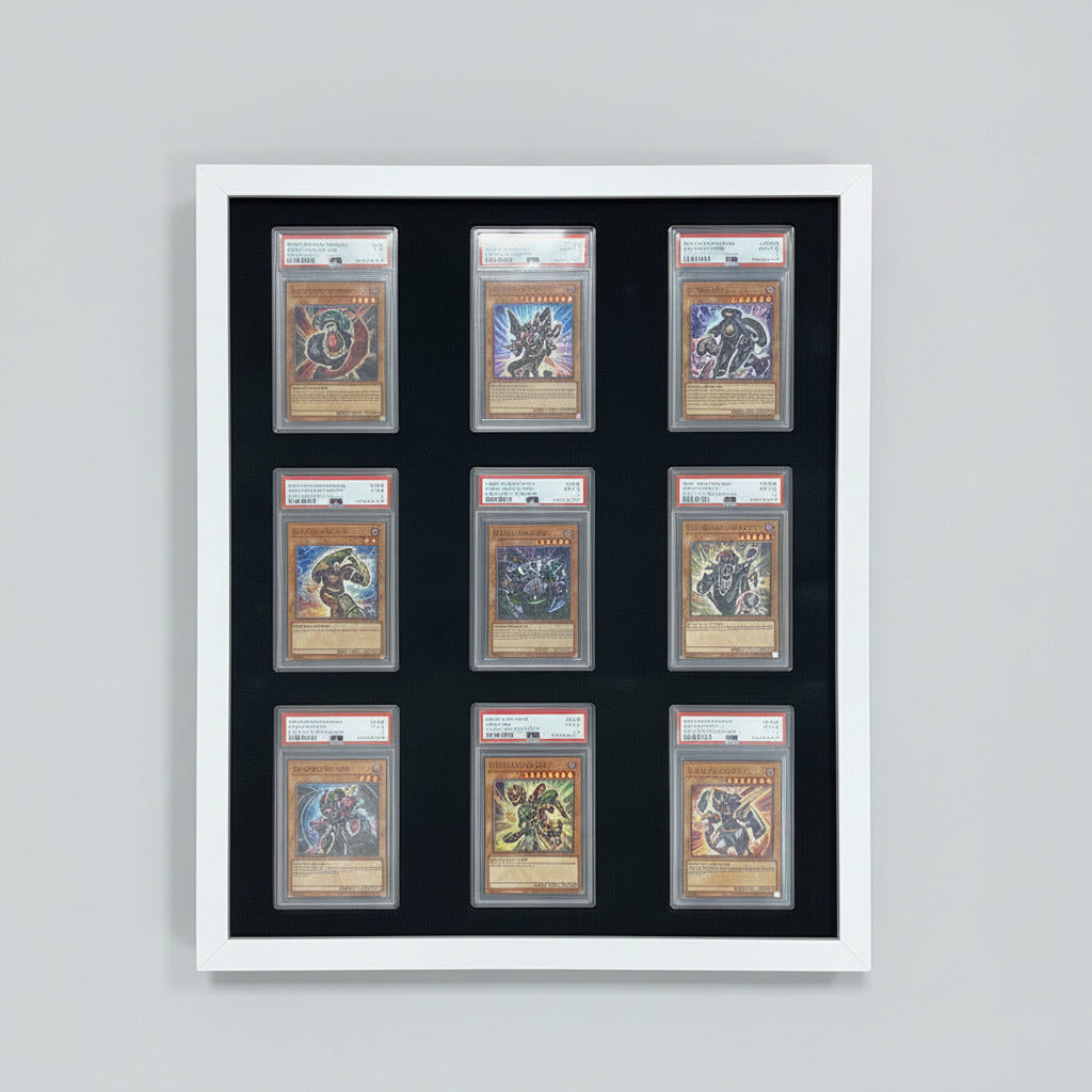 PSA Slab Rahmen für 9 Slabs Weiß – Graded Card Display kaufen