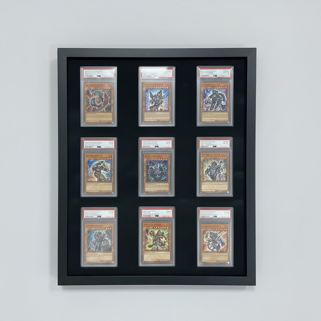 PSA Slab Rahmen für 9 Slabs Schwarz – Graded Card Display kaufen