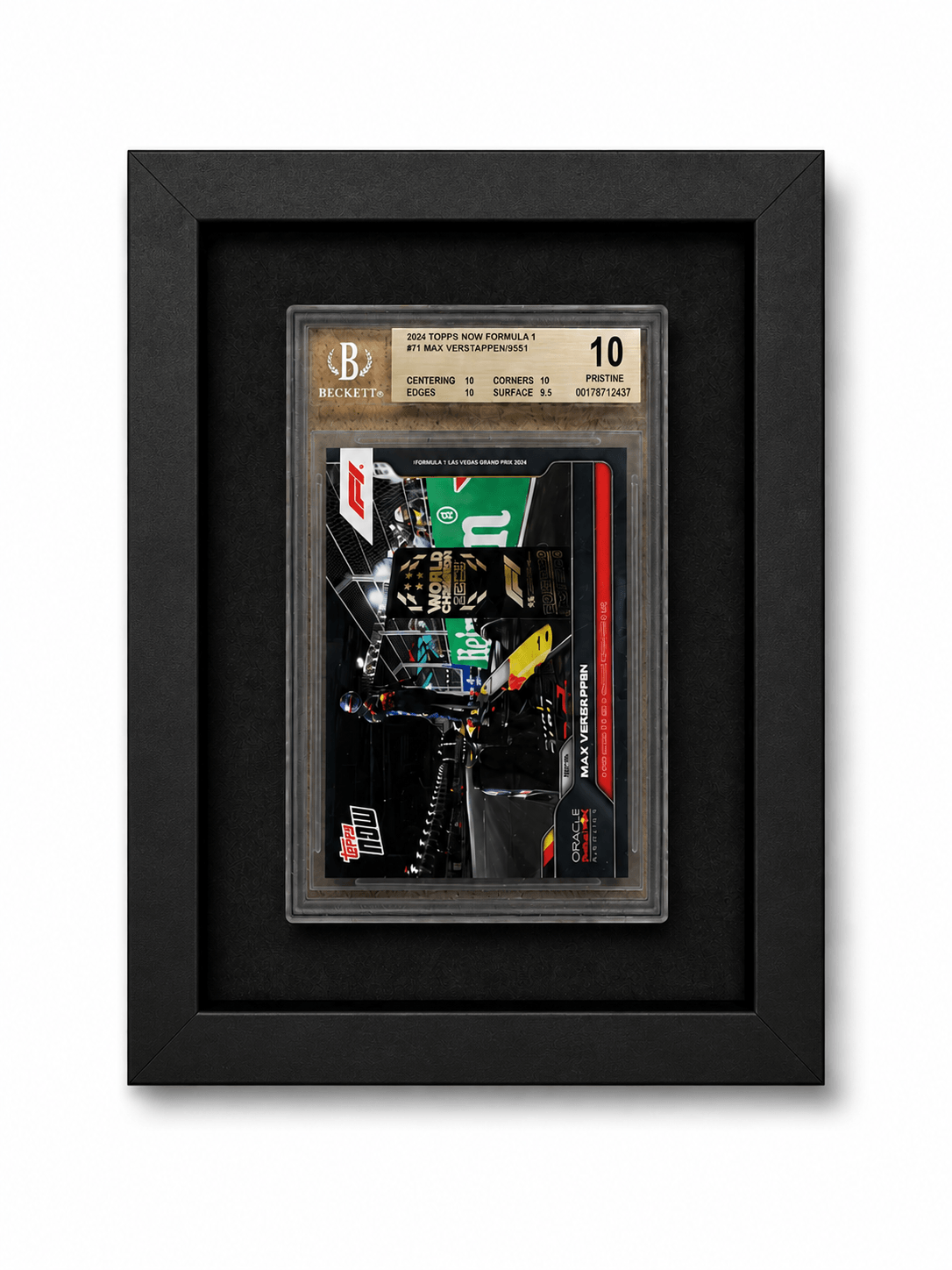 Rahmen für 1 BGS Slab Schwarz - Cardframes.de