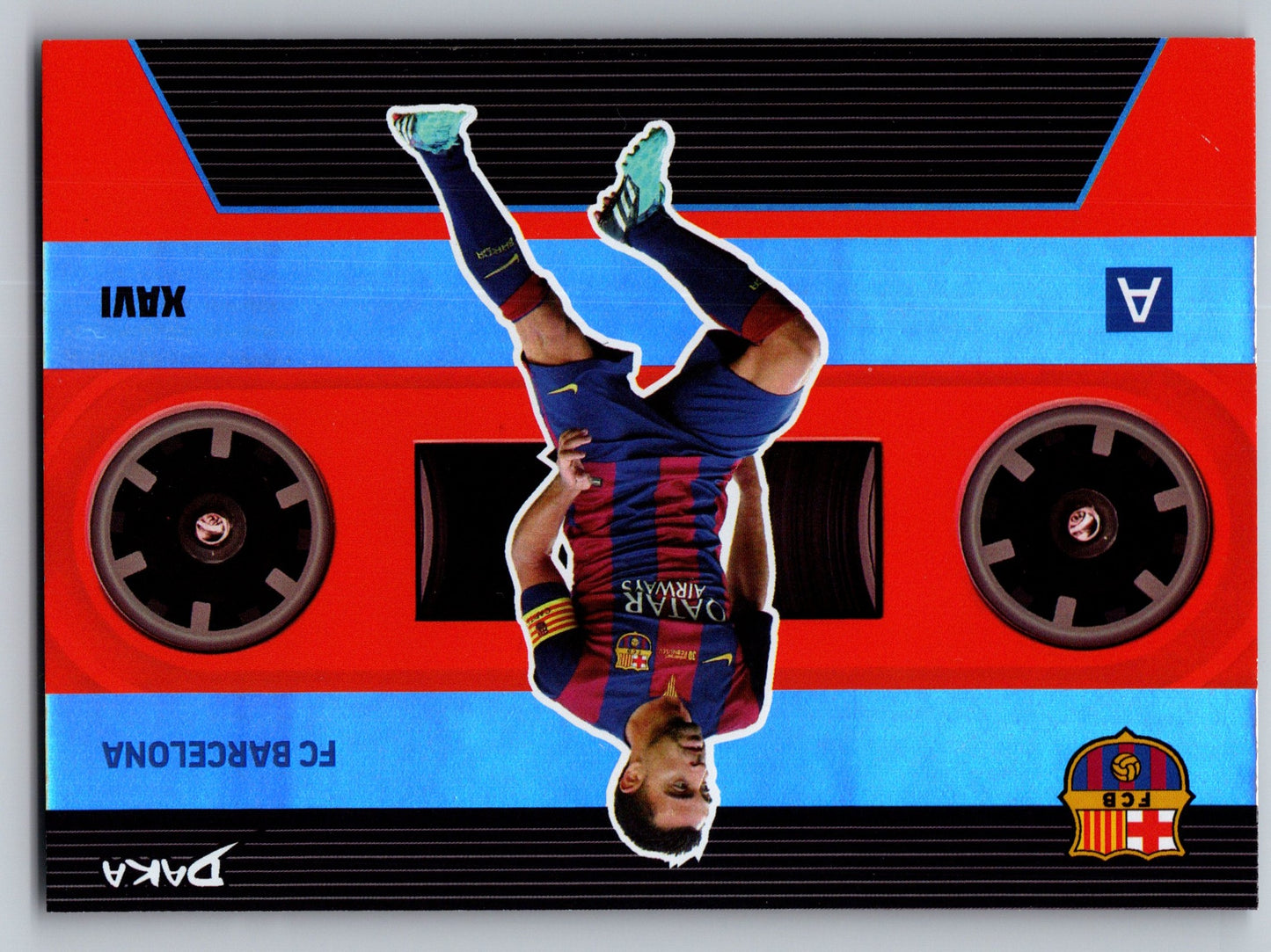 Xavi - DAKA Top Audience 2025-26 FC Barcelona #EB-18 Echoes of Barcelona (Mixtape) Insert nummeriert Legende