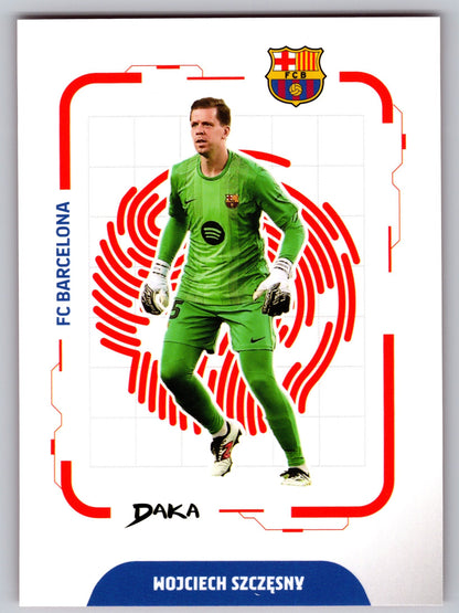 Wojciech Szczęsny - DAKA Top Audience 2025-26 FC Barcelona #EK-11 Electrical Pattern Key (Locked) Insert