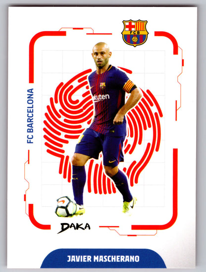 Javier Mascherano - DAKA Top Audience 2025-26 FC Barcelona #EK-15 Electrical Pattern Key (Locked) Insert