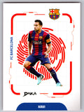 Xavi - DAKA Top Audience 2025-26 FC Barcelona #EK-18 Electrical Pattern Key (Locked) Insert Legende