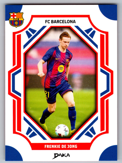 Frenkie de Jong - DAKA Top Audience 2025-26 FC Barcelona #FCB-10-B Fußball Sammelkarte