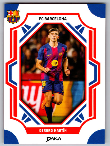 Gerard Martín - DAKA Top Audience 2025-26 FC Barcelona #FCB-17-B (nummeriert /199) Fußball Sammelkarte