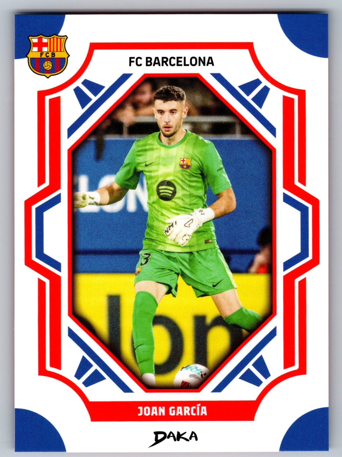 Joan García - DAKA Top Audience 2025-26 FC Barcelona #FCB-21-B Fußball Sammelkarte