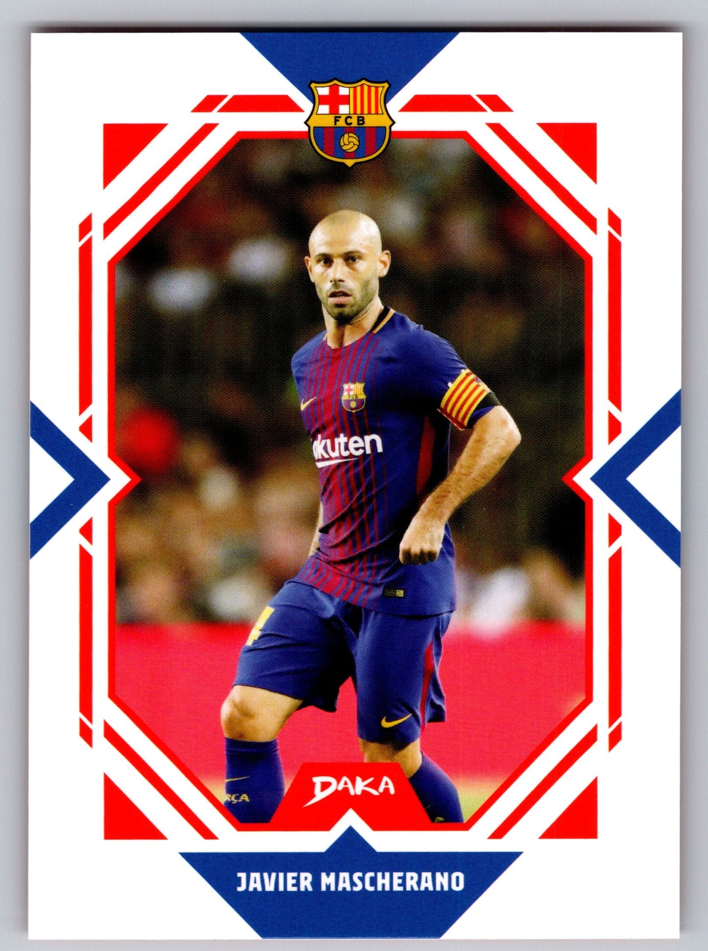 Javier Mascherano - DAKA Top Audience 2025-26 FC Barcelona #FCB-26-A Fußball Sammelkarte Legende