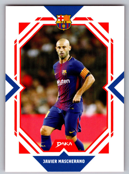Javier Mascherano - DAKA Top Audience 2025-26 FC Barcelona #FCB-26-A Fußball Sammelkarte Legende
