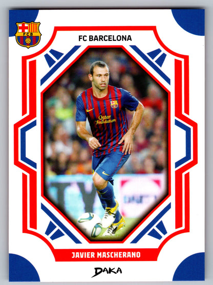 Javier Mascherano - DAKA Top Audience 2025-26 FC Barcelona #FCB-26-B Fußball Sammelkarte Legende