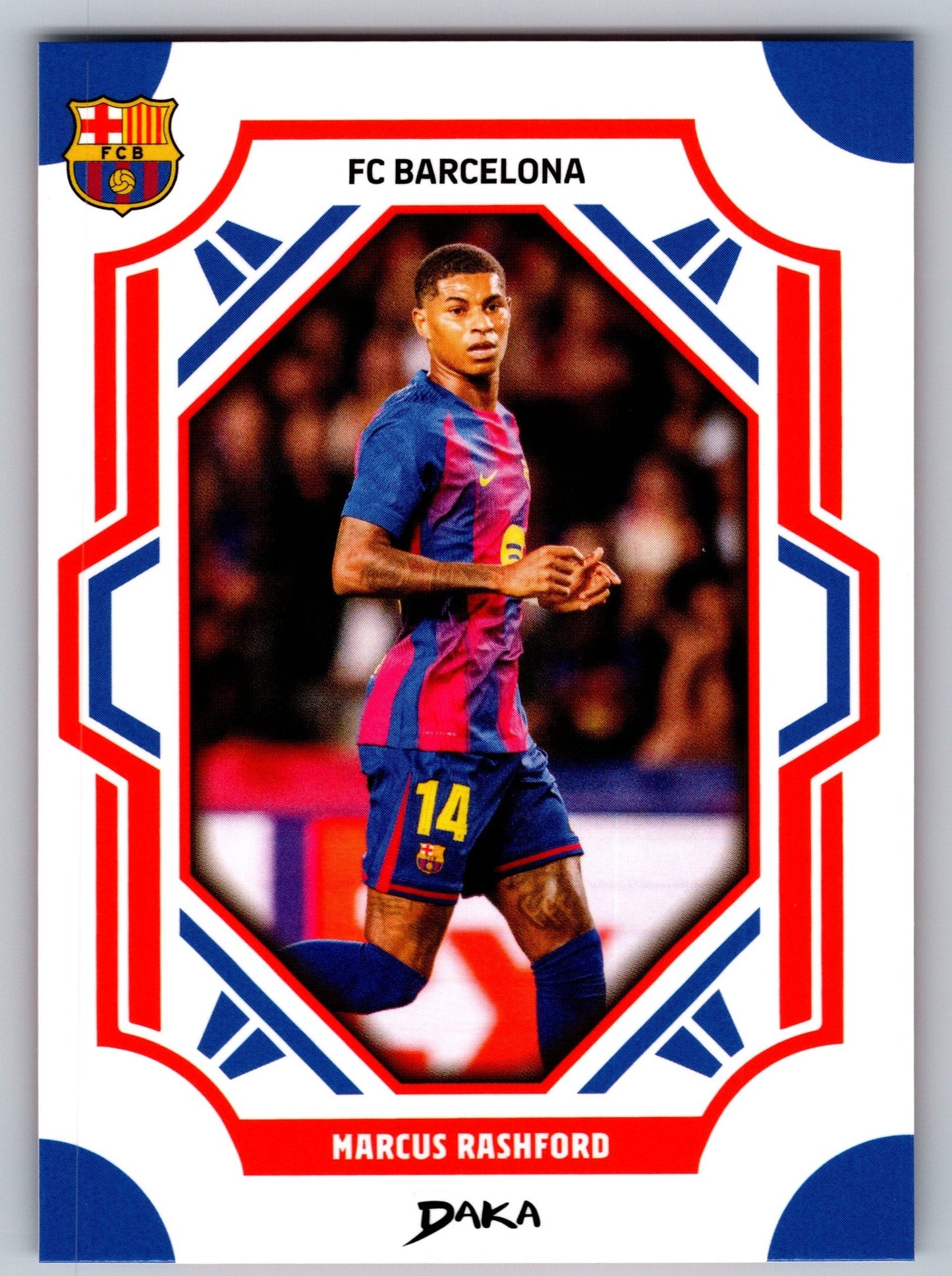 Marcus Rashford - DAKA Top Audience 2025-26 FC Barcelona #FCB-3-B Fußball Sammelkarte