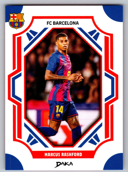 Marcus Rashford - DAKA Top Audience 2025-26 FC Barcelona #FCB-3-B Fußball Sammelkarte