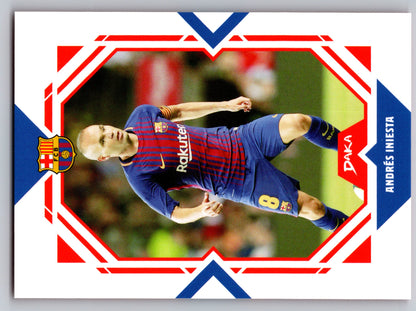 Andrés Iniesta - DAKA Top Audience 2025-26 FC Barcelona #FCB-31-A Fußball Sammelkarte Legende