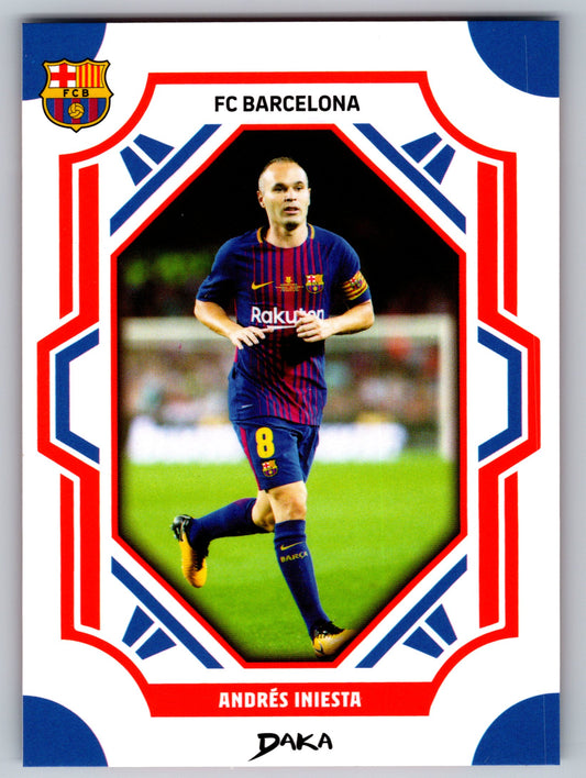 Andrés Iniesta - DAKA Top Audience 2025-26 FC Barcelona #FCB-31-B Fußball Sammelkarte Legende