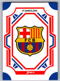 FC Barcelona Wappen - DAKA Top Audience 2025-26 FC Barcelona #FCB-32-B Fußball Sammelkarte
