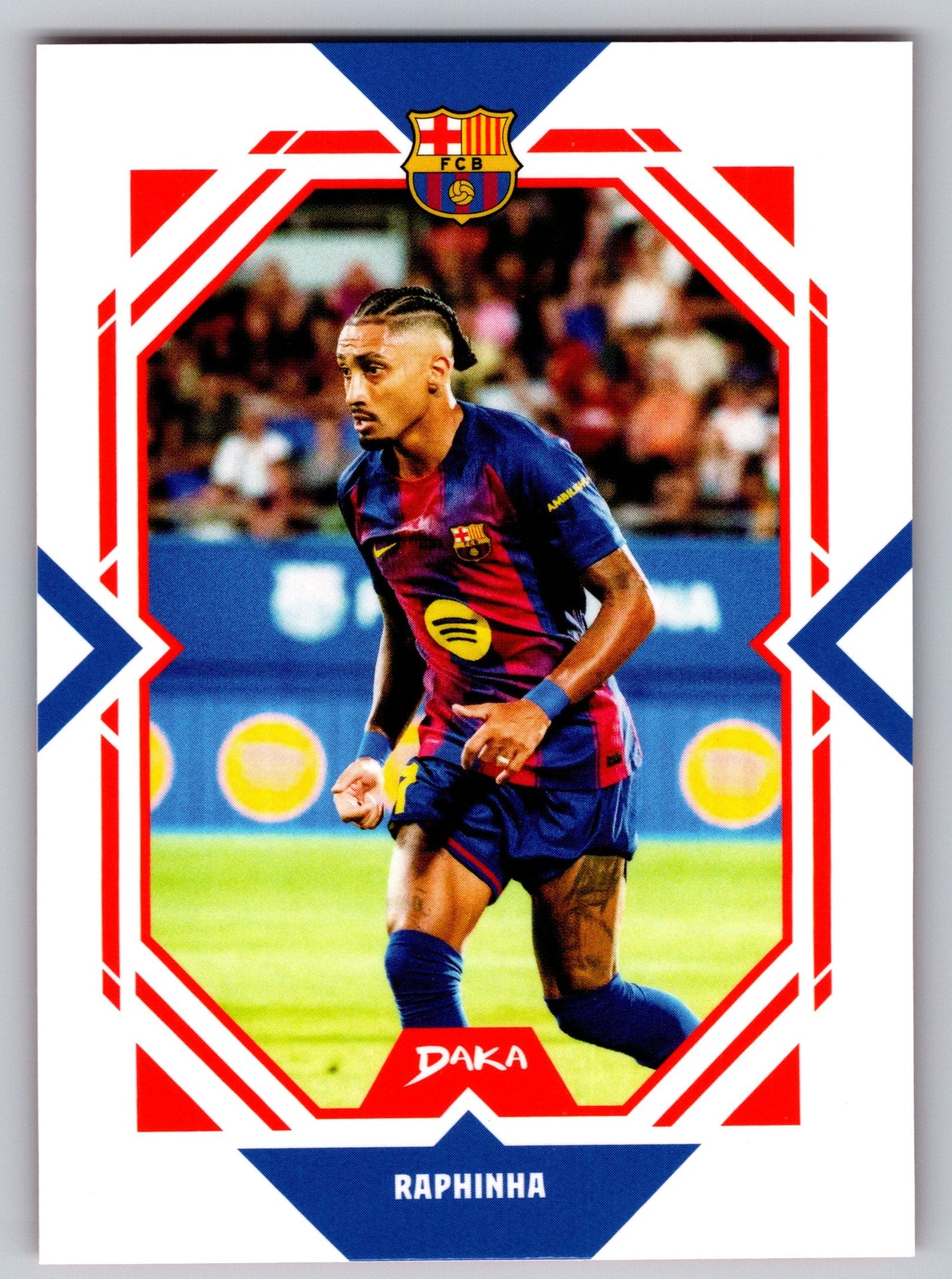 Raphinha - DAKA Top Audience 2025-26 FC Barcelona #FCB-4-A Fußball Sammelkarte