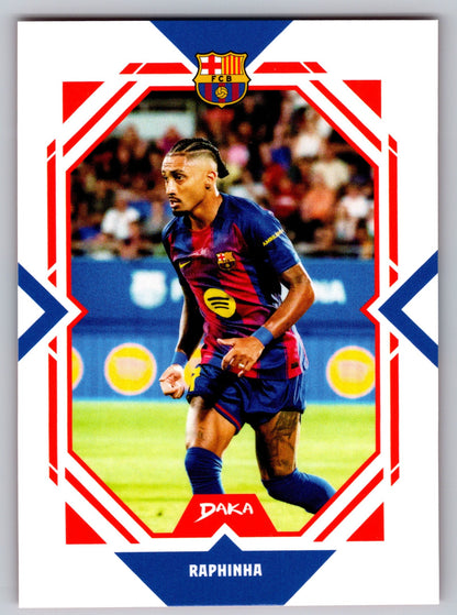 Raphinha - DAKA Top Audience 2025-26 FC Barcelona #FCB-4-A Fußball Sammelkarte