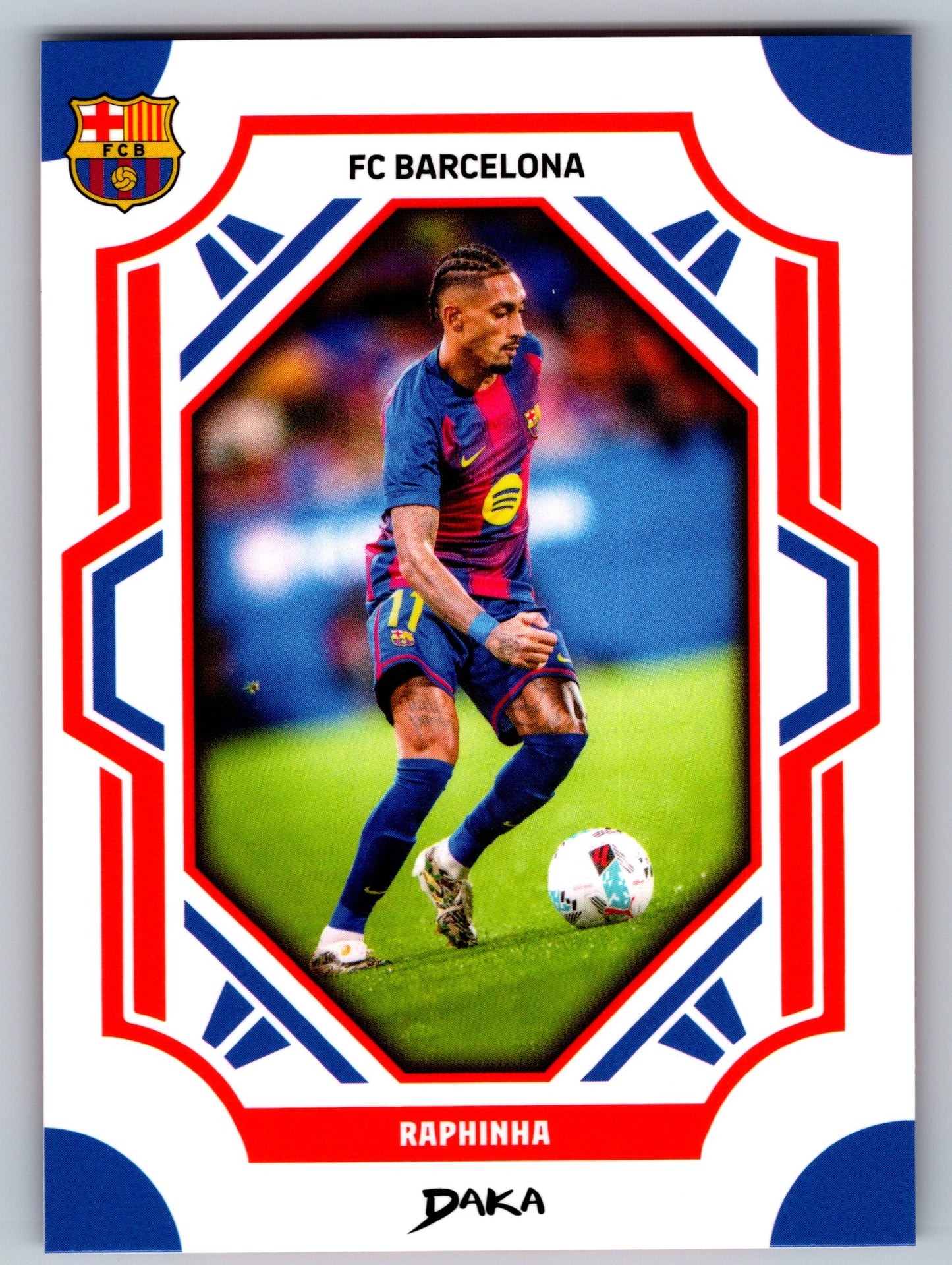 Raphinha - DAKA Top Audience 2025-26 FC Barcelona #FCB-4-B Fußball Sammelkarte
