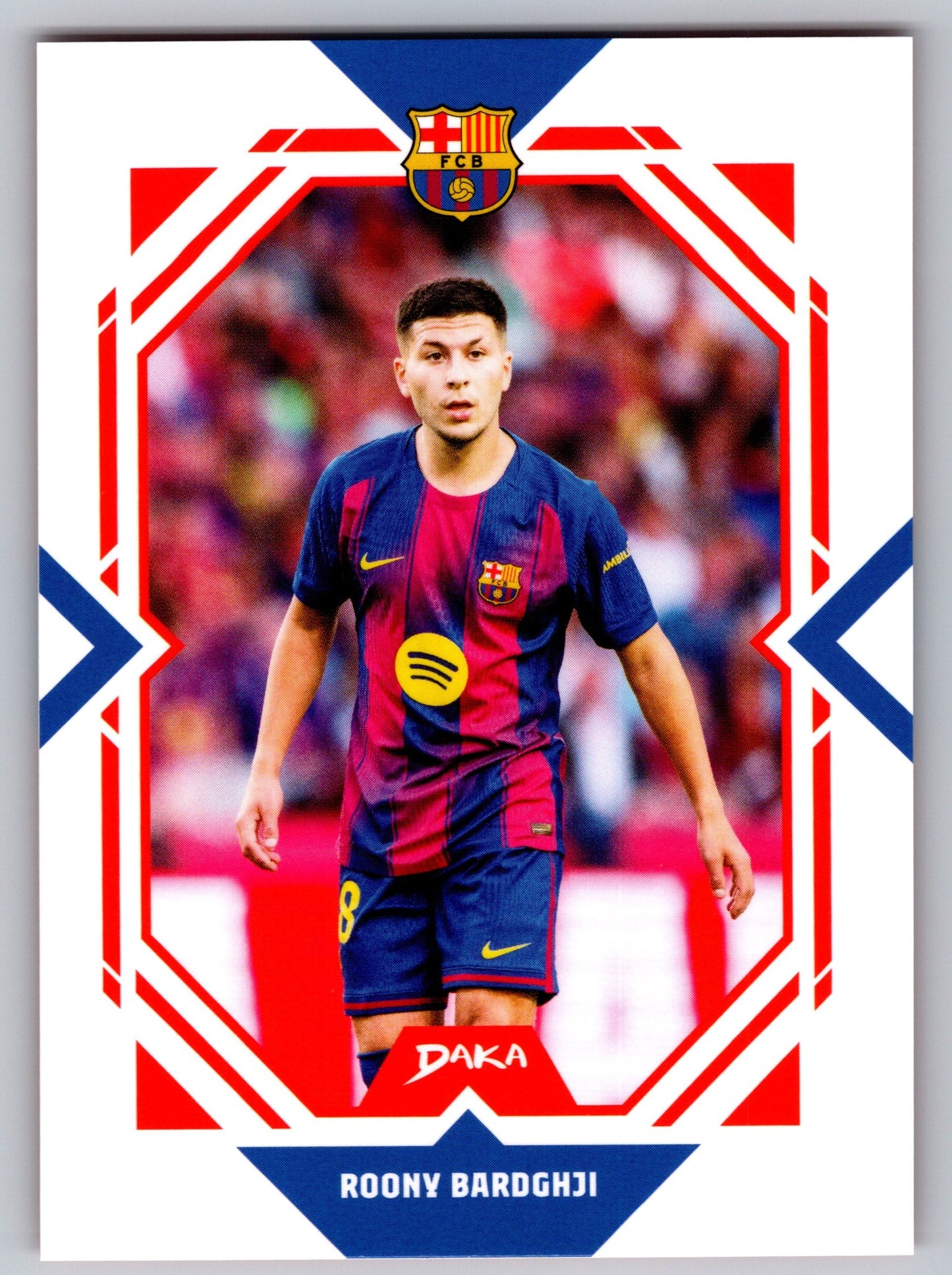Roony Bardghji - DAKA Top Audience 2025-26 FC Barcelona #FCB-6-A Fußball Sammelkarte