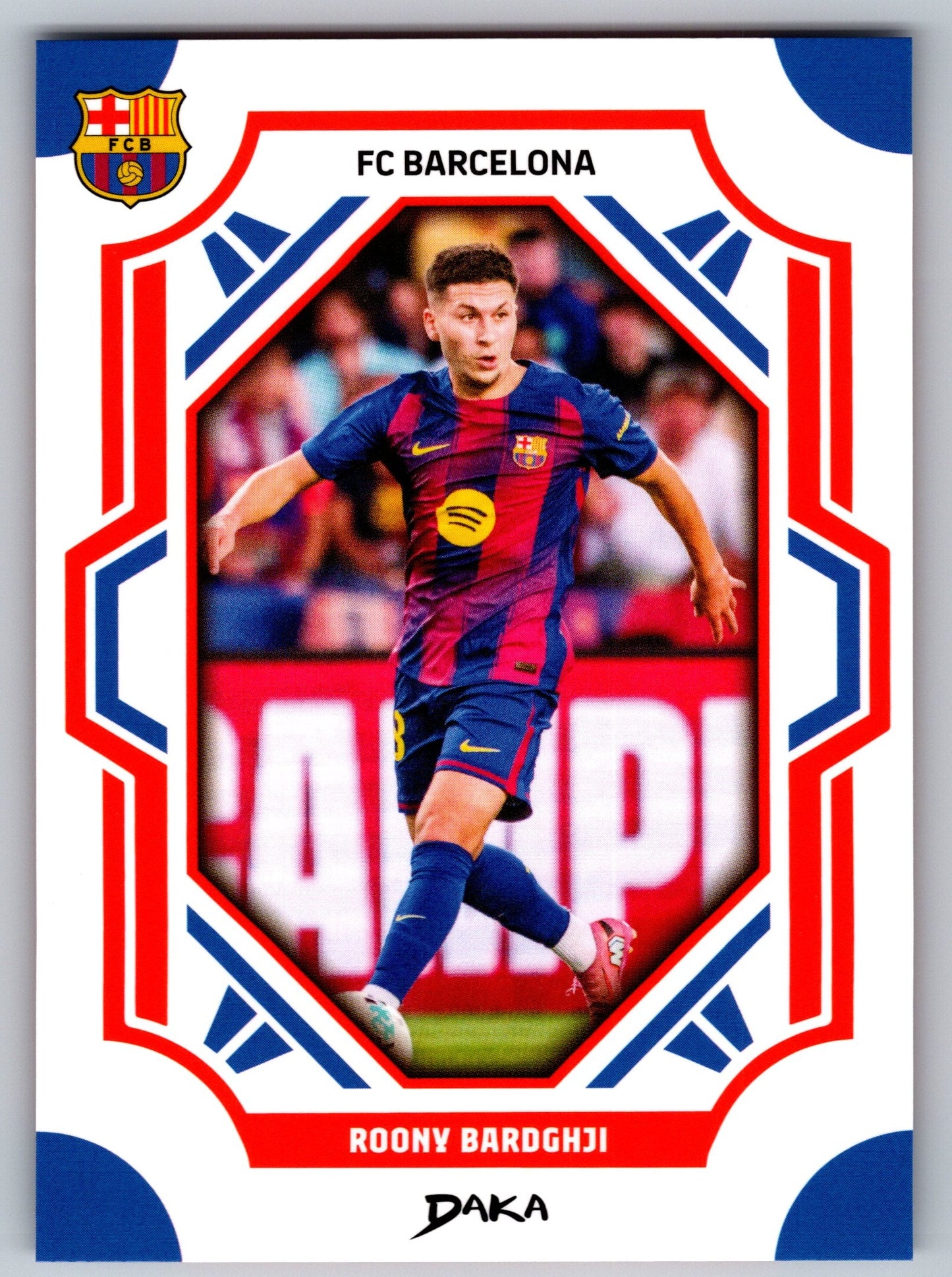 Roony Bardghji - DAKA Top Audience 2025-26 FC Barcelona #FCB-6-B Fußball Sammelkarte