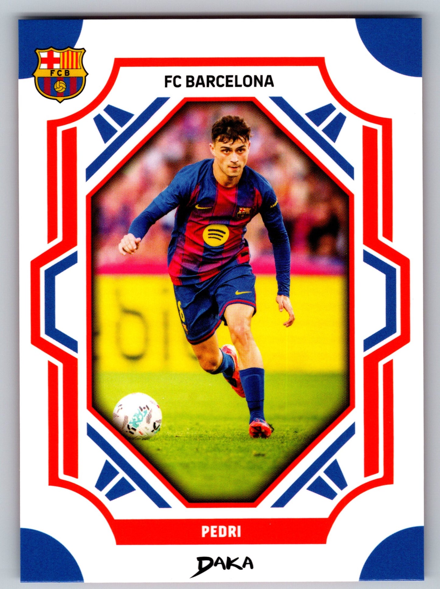 Pedri - DAKA Top Audience 2025-26 FC Barcelona #FCB-7-B Fußball Sammelkarte
