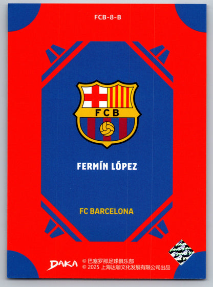 Fermín López - DAKA Top Audience 2025-26 FC Barcelona #FCB-8-B Fußball Sammelkarte