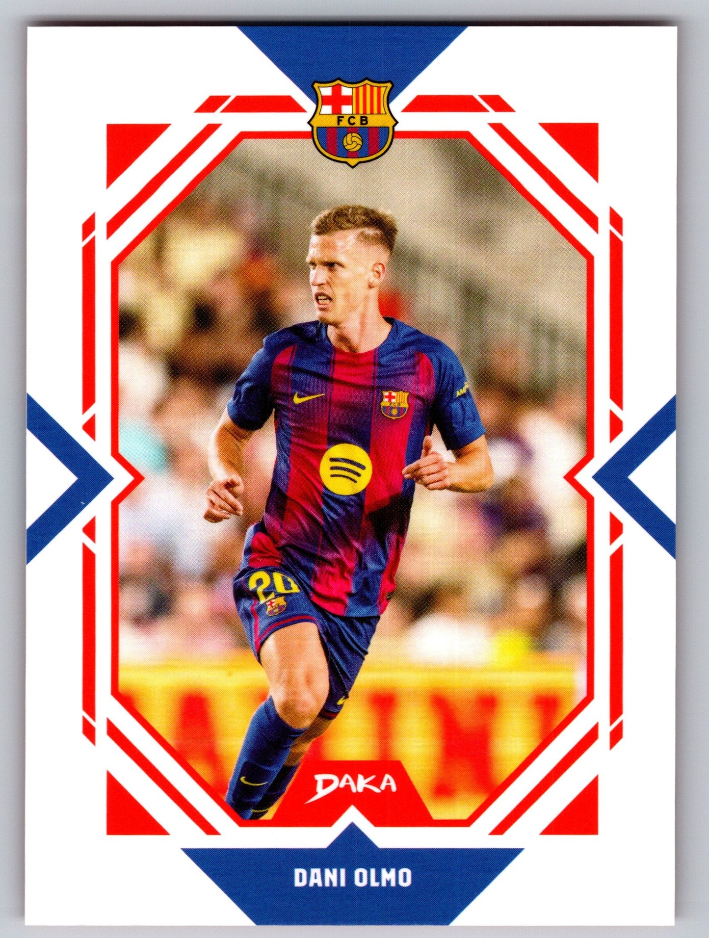 Dani Olmo - DAKA Top Audience 2025-26 FC Barcelona #FCB-9-A Fußball Sammelkarte