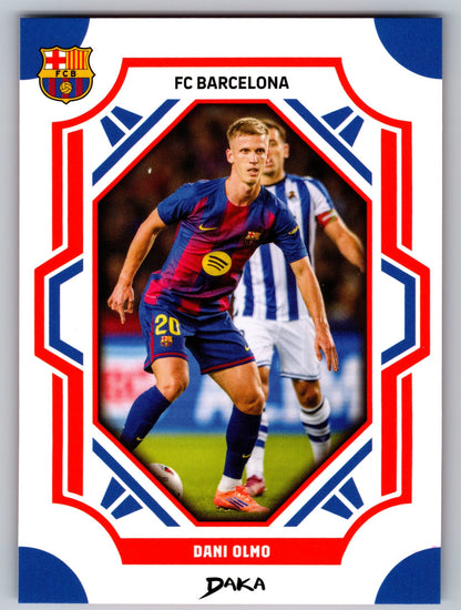 Dani Olmo - DAKA Top Audience 2025-26 FC Barcelona #FCB-9-B Fußball Sammelkarte