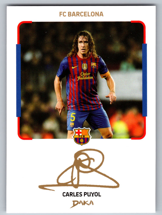 Carles Puyol - DAKA Top Audience 2025-26 FC Barcelona #IC-12 Instant Cheki Insert