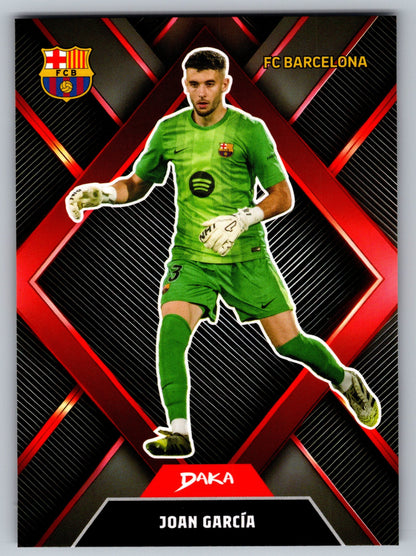 Joan García - DAKA Top Audience 2025-26 FC Barcelona #SR-21 Sharp Rhombus Insert