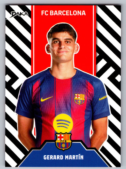 Gerard Martín - DAKA Top Audience 2025-26 FC Barcelona #TP-17 Team Makeup Insert