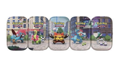 Pokémon Mini Tin Illumina City – Deutsche Mini-Tin mit 2 Boostern | Pokémon Sammelkartenspiel