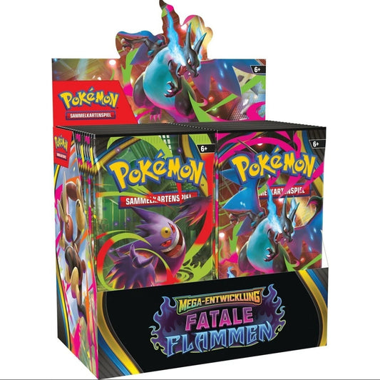 Pokémon Mega Entwicklungen – Fatale Flammen Display (36 Booster)
