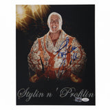 Ric Flair Signed WWE 11x14 Photo Inscribed "16x" (JSA & Flair) – Stylin' n' Profilin'