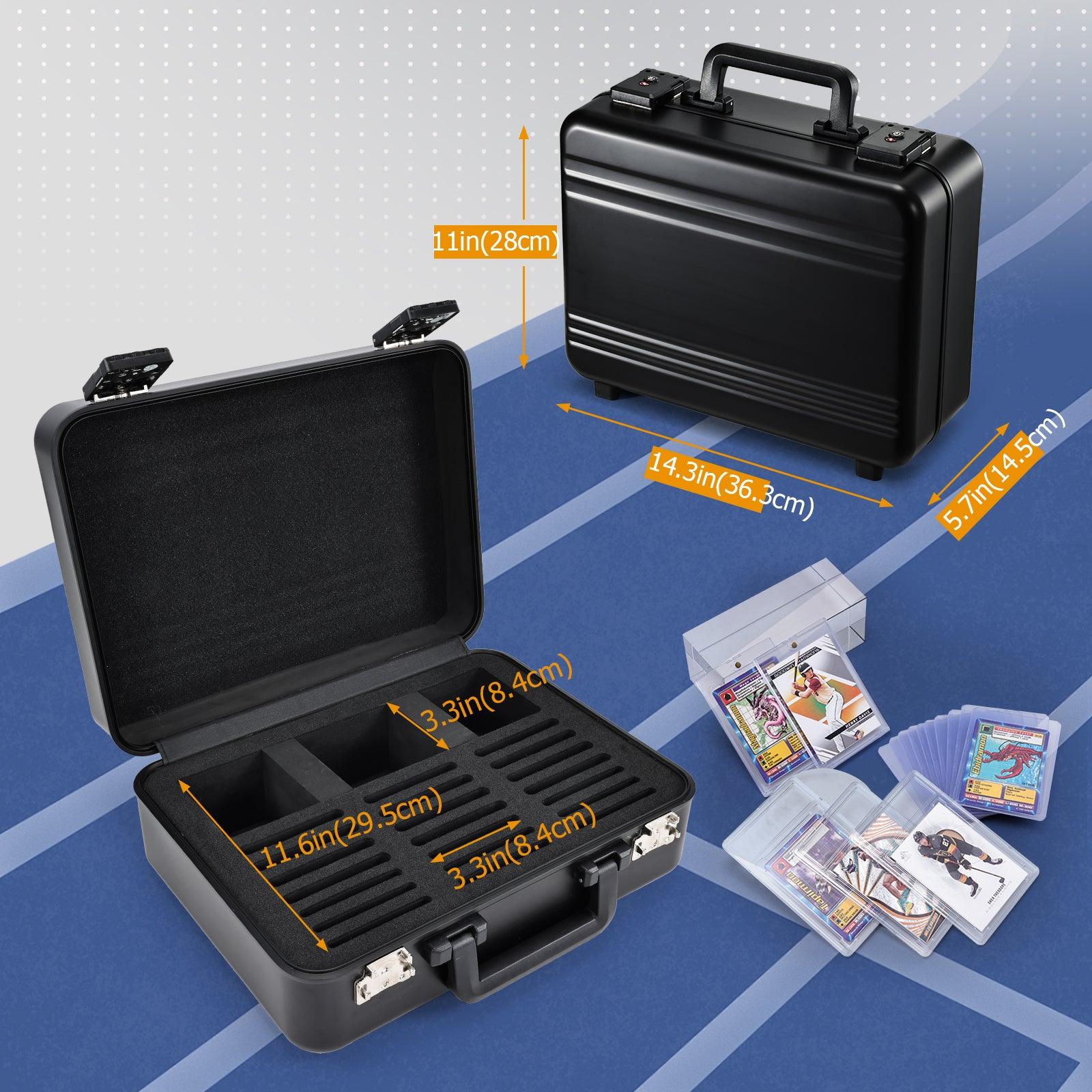 Cardframes Aluminium Sammelkartenkoffer – Robust, Abschließbar & Perfekt für Toploader, Slabs - Cardframes.de