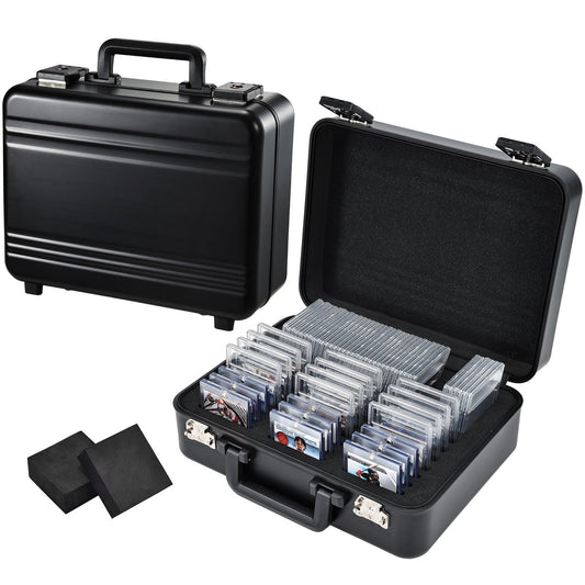 Cardframes Aluminium Sammelkartenkoffer – Robust, Abschließbar & Perfekt für Toploader, Slabs - Cardframes.de