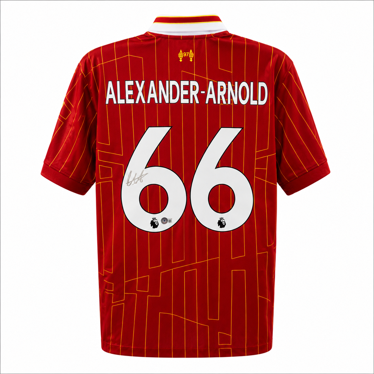Trent Alexander-Arnold Signiertes Liverpool FC Trikot 2024/25 – Original Nike Heimtrikot Nr. 66 mit Beckett COA
