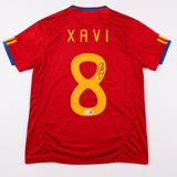 Xavi Hernández Signiertes Spanien Trikot WM 2010 – Original Adidas Authentic Weltmeister-Trikot Nr. 8 mit JSA COA