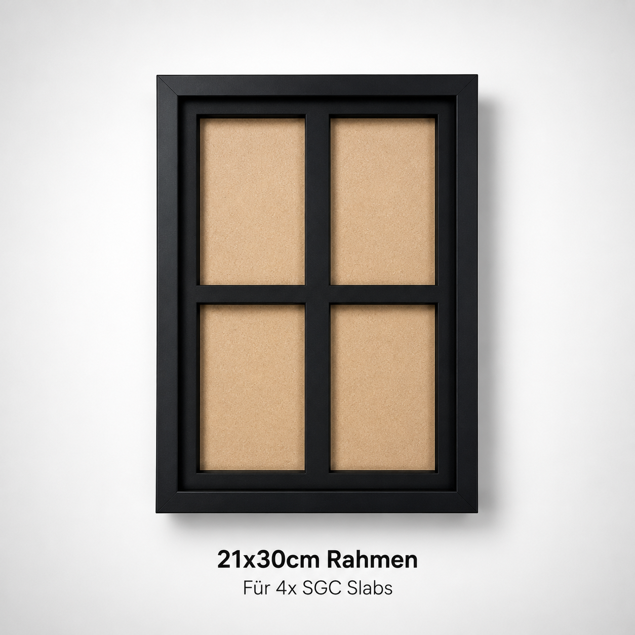 SGC Slab Rahmen für 4 Slabs Schwarz – Graded Card Display kaufen