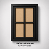 CGC Slab Rahmen für 4 Slabs Schwarz – Graded Card Display kaufen