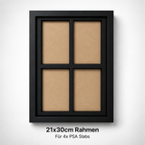 PSA Slab Rahmen für 4 Slabs Schwarz – Graded Card Display kaufen
