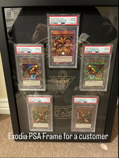 Yu-Gi-Oh Exodia Holzrahmen,für Karten im Magnetholder