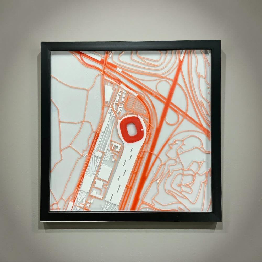 Bayern München 3D Wandbild Stadion