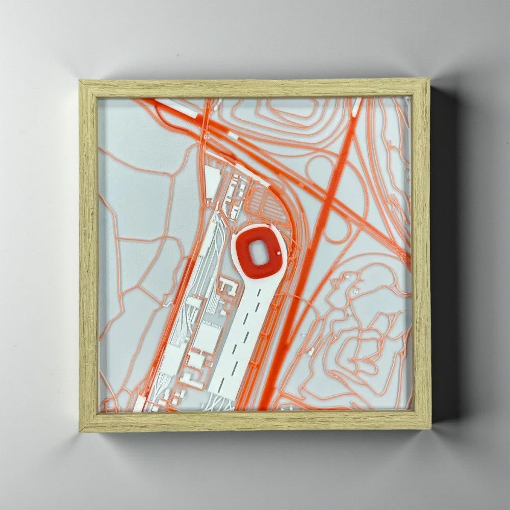 Bayern München 3D Wandbild Stadion